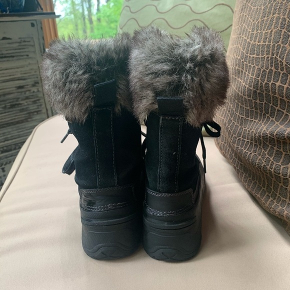 NEW Khombu Slope Winter Boots in Black Size 6 - Picture 6 of 8